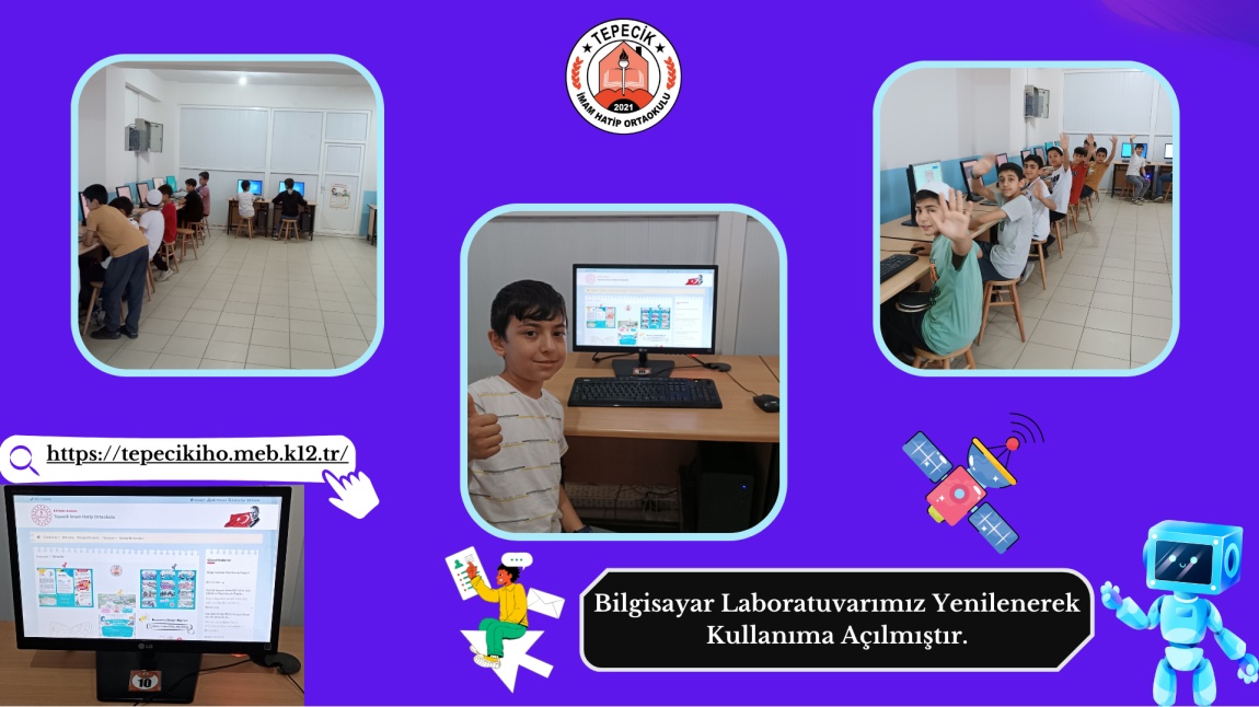 BİLGİSAYAR LABORATUVARIMIZ YENİLENEREK KULLANIMA AÇILMIŞTIR